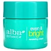 Alba Botanica Even and Bright Renewing Cream with Swiss Alpine Complex 2 oz