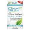 Sinol SinolM All-Natural Nasal Spray Fast Allergy and Sinus Relief 15 ml