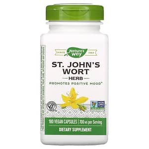 image for Nature's Way St. John's Wort Herb 350 mg 180 Vegan Capsules