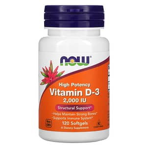 img for Now Foods Vitamin D-3 50 mcg (2,000 IU) 120 Softgels
