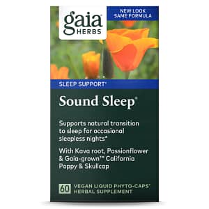 Gaia Herbs Sound Sleep -- 60 Vegan Liquid Phyto-Caps