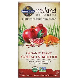 Garden of Life MyKind Organics Organic Plant Collagen Builder 60 Vegan Tablets