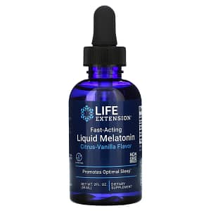 Life Extension Fast-Acting Liquid Melatonin Citrus-Vanilla 2 fl oz