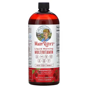 MaryRuth Organics Liquid Morning Multivitamin Raspberry 32 fl oz