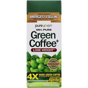 Purely Inspired Green Coffee+ 100 Easy-to-Swallow Veggie Tablets