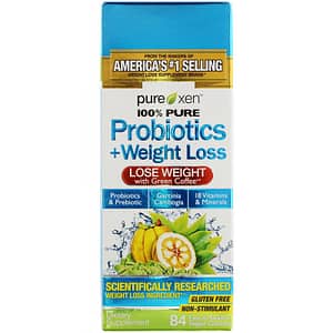 Purely Inspired Probiotics + Weight Loss 84 Easy-to-Swallow Veggie Capsules
