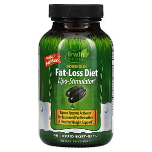 Irwin Naturals Forskolin Fat-Loss Diet 60 Liquid Soft-Gels