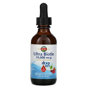 KAL Ultra Biotin Natural Mixed Berry Flavor 10000 mcg 2 fl oz