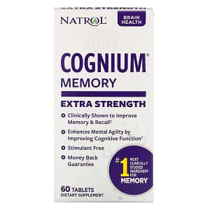 Natrol Cognium Extra Strength 200 mg 60 Tablets