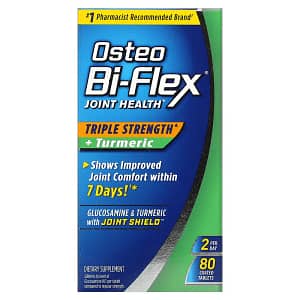 Osteo Bi-Flex Joint Health Triple Strength + Turmeric 80 Coated Tablets