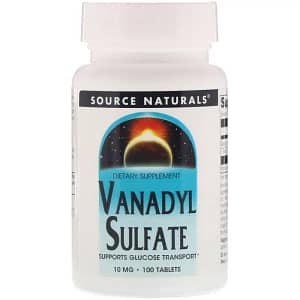 Source Naturals Vanadyl Sulfate 10 mg 100 Tablets