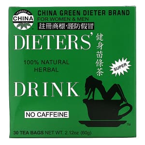 Uncle Lees Tea Legends of China Dieters 100% Natural Herbal Drink No Caffeine 30 Tea Bags 2.12 oz