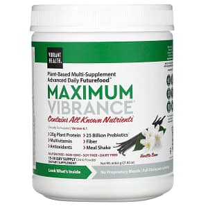 Vibrant Health Maximum Vibrance Version 6.1 Vanilla Bean 618.6 g