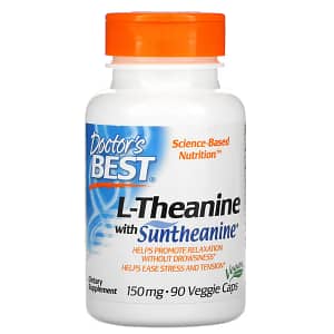 Doctors Best L-Theanine with Suntheanine 150 mg 90 Veggie Caps