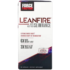 Force Factor LeanFire with Next-Gen SLIMVANCE 60 Capsules