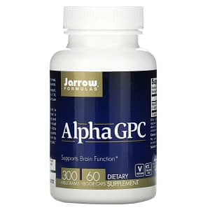 Jarrow Formulas Alpha GPC 300 mg 60 Veggie Caps