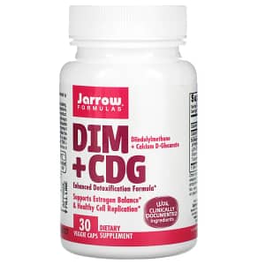 Jarrow Formulas DIM + CDG Enhanced Detoxification Formula 30 Veggie Caps