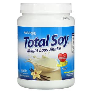 Naturade Total Soy Weight Loss Shake Vanilla 1.2 lb back