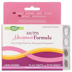 Natures Way AM/PM Menopause Formula Womens Health 60 Tablets