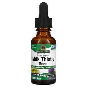 Nature's Answer Milk Thistle Seed Fluid Extract Alcohol-Free 2,000 mg 1 fl oz
