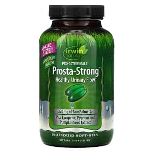 Irwin Naturals Prosta-Strong Healthy Urinary Flow 180 Liquid Soft-Gels