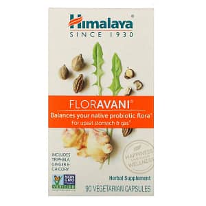 Himalaya FlorAvani 90 Vegetarian Capsules back