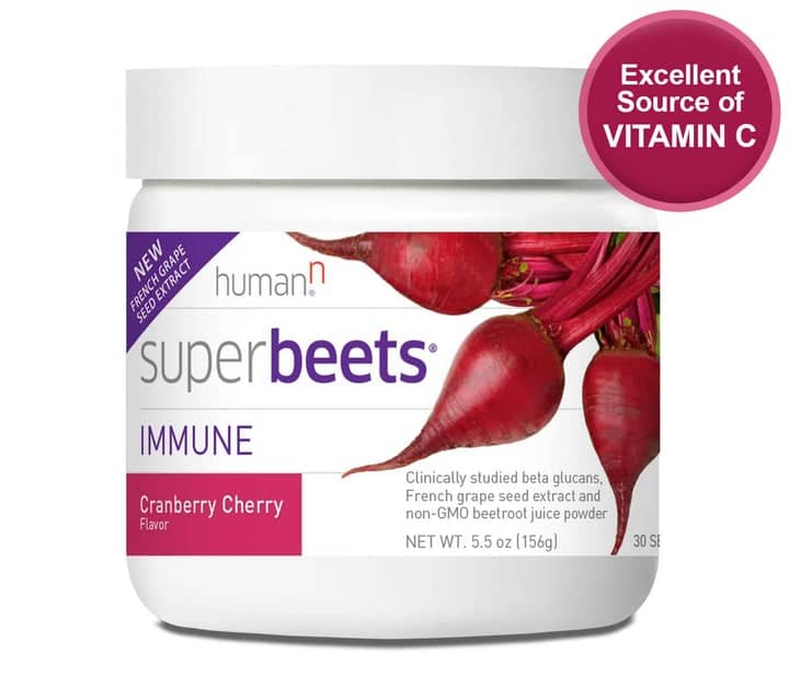 HumanN SuperBeets Immune Cranberry Cherry Flavor 6oz