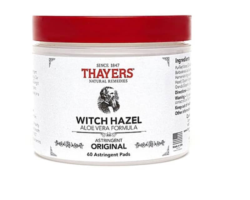 Thayers Witch Hazel Aloe Vera Formula Original 60 Pads