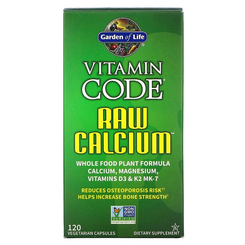 image for Garden of Life Vitamin Code RAW Calcium 120 Vegetarian Capsules