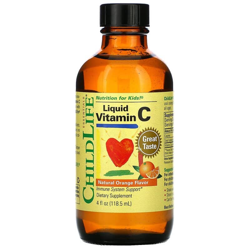 ChildLife Essentials Liquid Vitamin C Natural Orange 4 fl oz