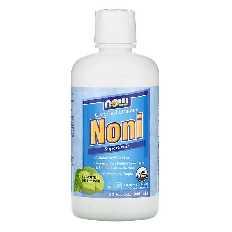 NOW Foods Certified Organic Noni SuperFruit 32 fl oz
