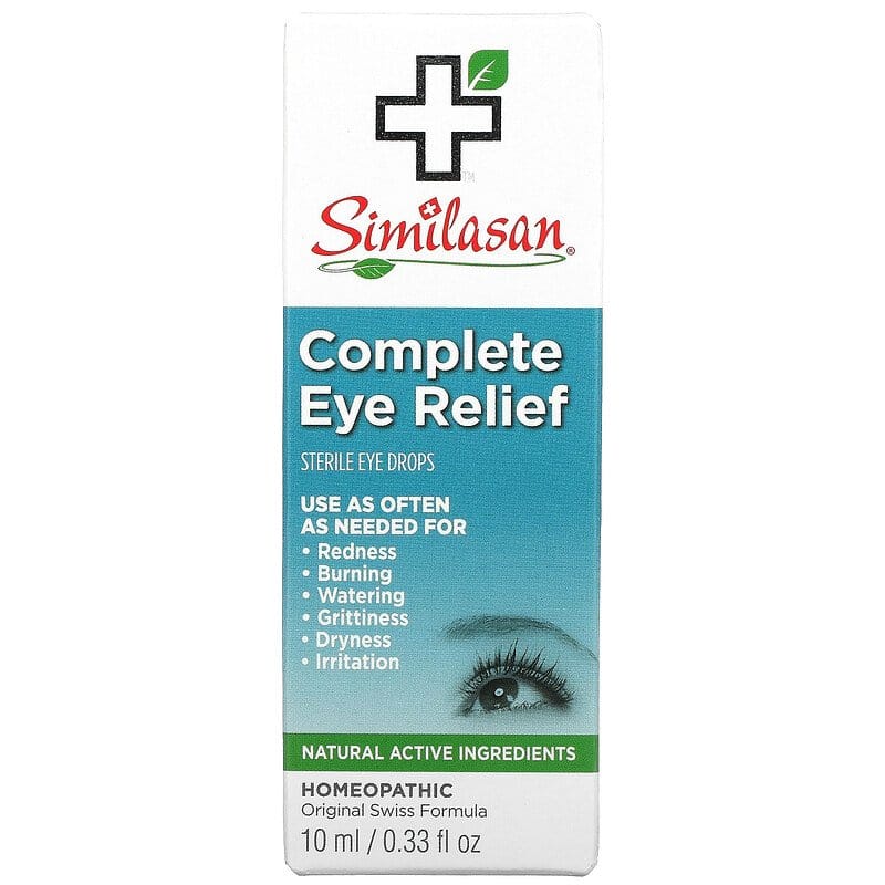 Similasan Complete Eye Relief Sterile Eye Drops 0.33 fl oz
