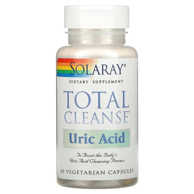 Solaray Total Cleanse Uric Acid 60 Vegetarian Capsules