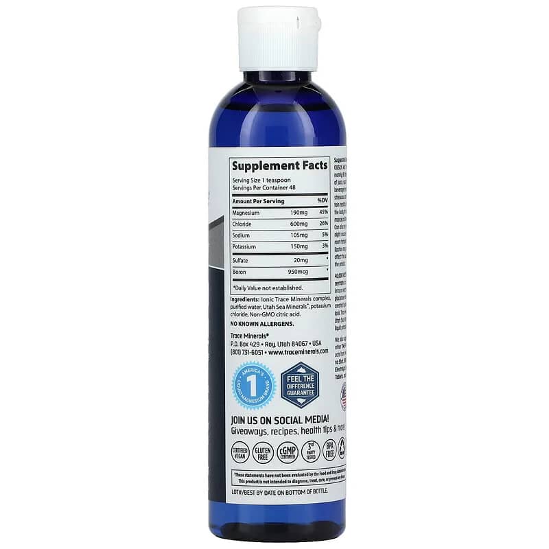 Trace Minerals TM Sport 40000 Volts! Electrolyte Concentrate 8 fl oz