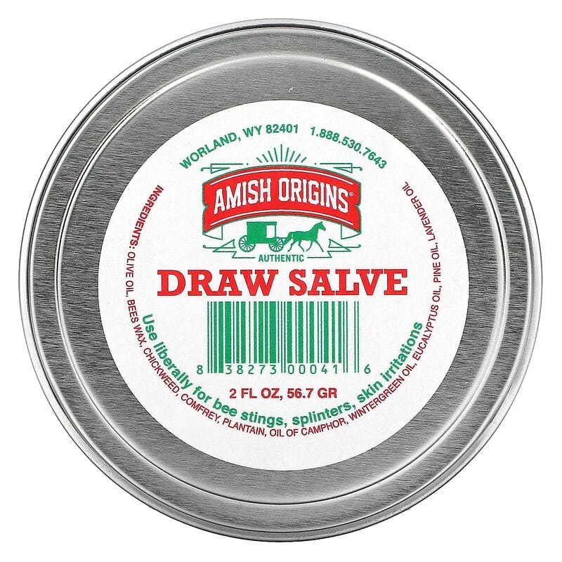 Amish Origins Draw Salve 2 fl oz
