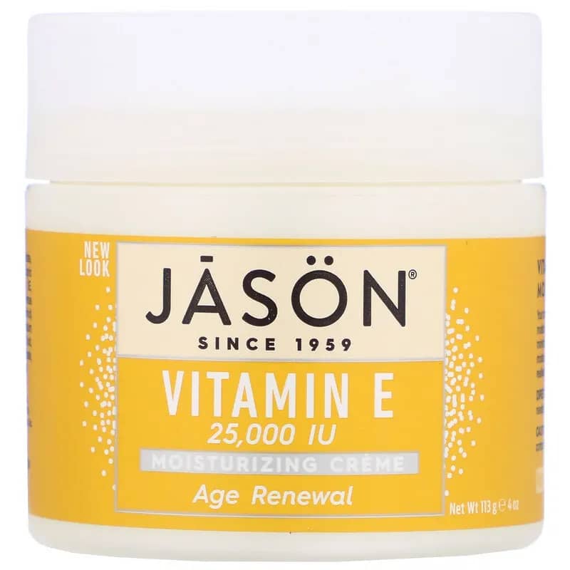 Jason Natural Age Renewal Vitamin E Moisturizing Creme 25000 IU 4 oz