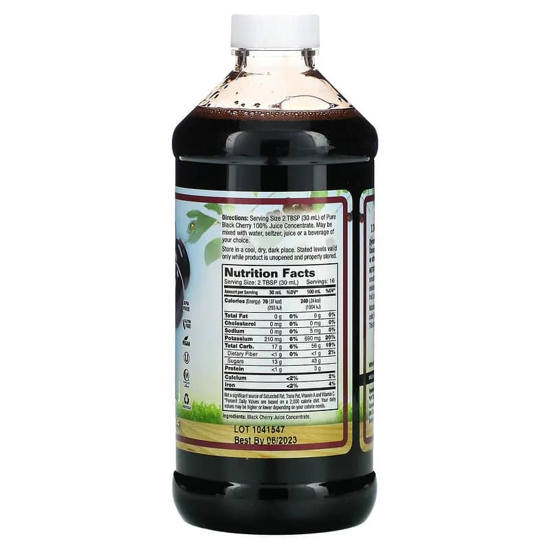 Dynamic Health Laboratories Pure Black Cherry Unsweetened 16 fl oz