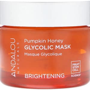 Andalou Naturals Glycolic Beauty Mask Pumpkin Honey Brightening 1.7 oz
