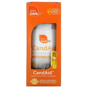 Zahler CandAid Supports Intestinal Health and Yeast Balance 60 Timed Release Capsules