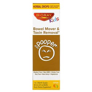 Bioray Kids NDF Pooper Bowel Mover and Toxin Removal Mango 2 fl oz