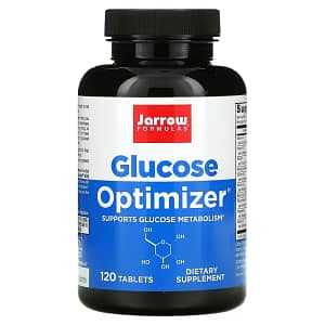 Jarrow Formulas Glucose Optimizer 120 Tablets back