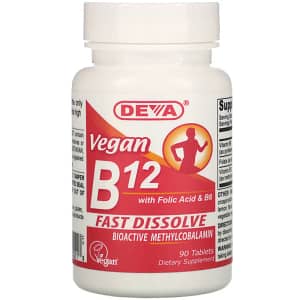 Deva Vegan B12 with Folic Acid and B6 90 Tablets