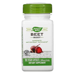 image for Nature's Way Beet Root 500 mg 100 Vegan Capsules
