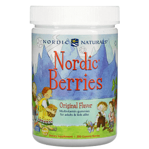 Nordic Naturals Nordic Berries Multivitamin Gummies Original Flavor 200 Gummy Berries