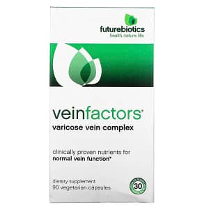 FutureBiotics VeinFactors Varicose Vein Complex 90 Vegetarian Capsules