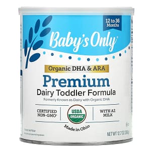 Natures One Babys Only Premium Dairy Toddler Formula 12 to 36 Months 12.7 oz