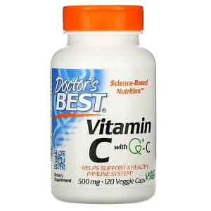Doctors Best Vitamin C with Q-C 500 mg 120 Veggie Caps