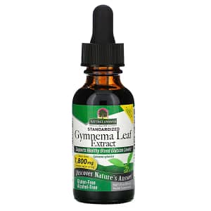 Nature's Answer Standardized Gymnema Leaf Extract Alcohol-Free 1,800 mg 1 fl oz