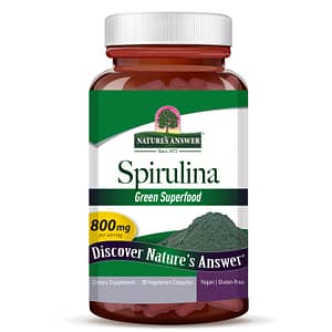 Nature's Answer, Spirulina, 400 mg, 90 Vegetarian Capsules