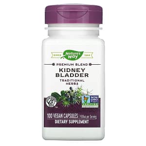 Natures Way Kidney Bladder 465 mg 100 Vegan Capsules
